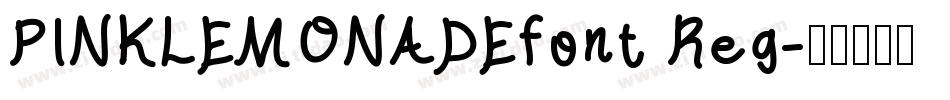 PINKLEMONADEfont Reg字体转换